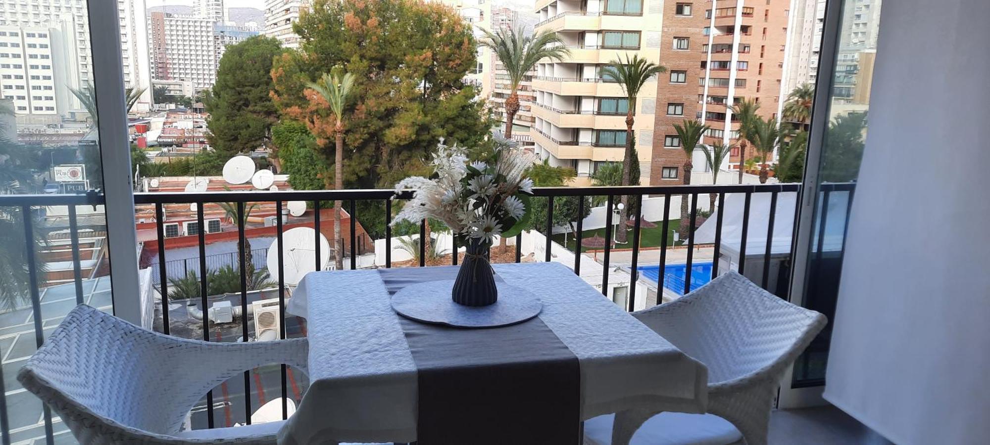 Happy Loix Wifi Aa Garage Pool Appartement Benidorm Buitenkant foto